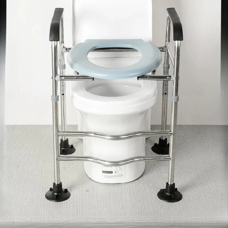 Stainless Steel Reinforced Toilet Chair Elderly Commode Stool Portable Toilet Seat Adjustable Height Bathroom Safety Frame
Stainless Steel Reinforced Toilet Chair Elderly Commode Stool Portable Toilet Seat Adjustable Height Bathroom Safety Frame