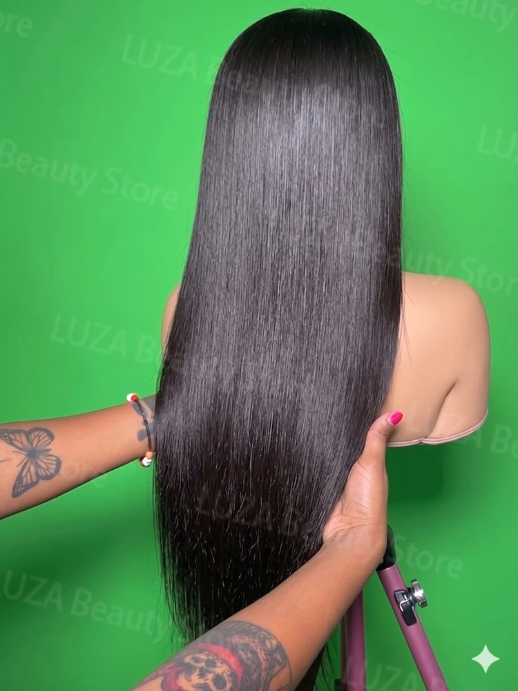 Extra Long 40 Inch Straight Lace Front Human Hair Wigs 250 Density 13x6 HD Lace Frontal Human Hair Wigs Brazilian Remy Hair
Extra Long 40 Inch Straight Lace Front Human Hair Wigs 250 Density 13x6 HD Lace Frontal Human Hair Wigs Brazilian Remy Hair