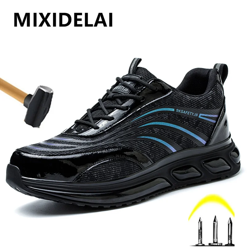 Fashion Safety Shoes Men Steel Toe Sneakers Puncture Proof Breathable Work Safety Boots Man Comfy Work Shoes Male Security Boots
Fashion Safety Shoes Men Steel Toe Sneakers Puncture Proof Breathable Work Safety Boots Man Comfy Work Shoes Male Security Boots