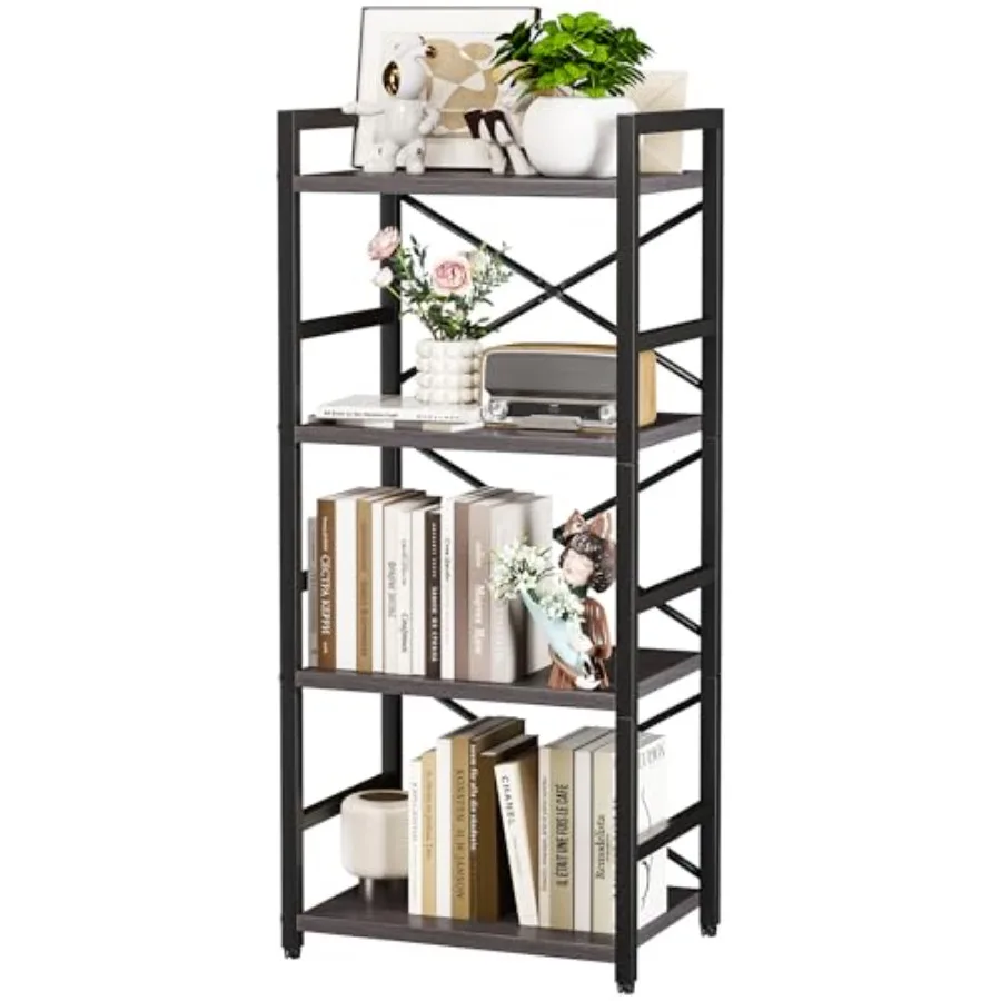 Bookshelf, Small Bookcase for CD/Movie/Book, Book Shelf Organization and Storage for Bedroom, Kid's Room, and Home Furniture
Bookshelf, Small Bookcase for CD/Movie/Book, Book Shelf Organization and Storage for Bedroom, Kid's Room, and Home Furniture
