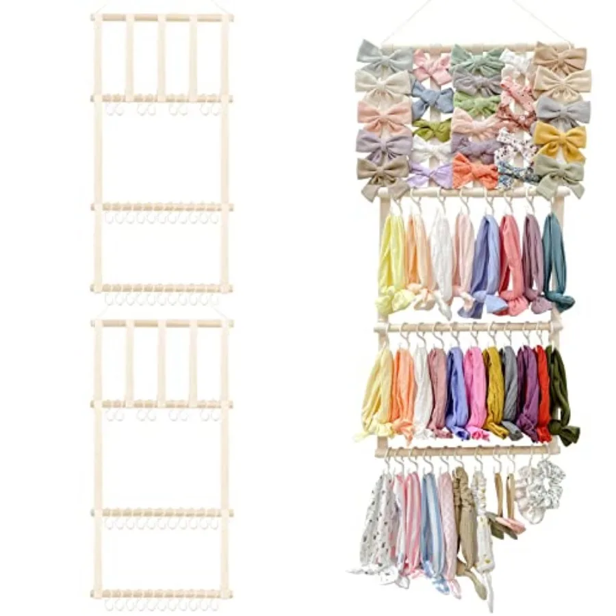 Headband Holder Hair Bows Organizer for Girls, Baby Headbands Hair Accessories Organizer Storage Wall Hanging Decor for Toddler
Headband Holder Hair Bows Organizer for Girls, Baby Headbands Hair Accessories Organizer Storage Wall Hanging Decor for Toddler