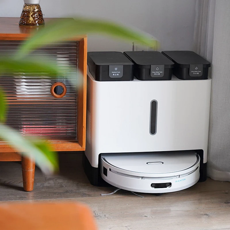 Intelligent Obstacle Avoidance Smart Robot Vacuum Cleaner 15mm Mopping Lift Auto Dust Emptying Mop Washing Hot Air Drying
Intelligent Obstacle Avoidance Smart Robot Vacuum Cleaner 15mm Mopping Lift Auto Dust Emptying Mop Washing Hot Air Drying