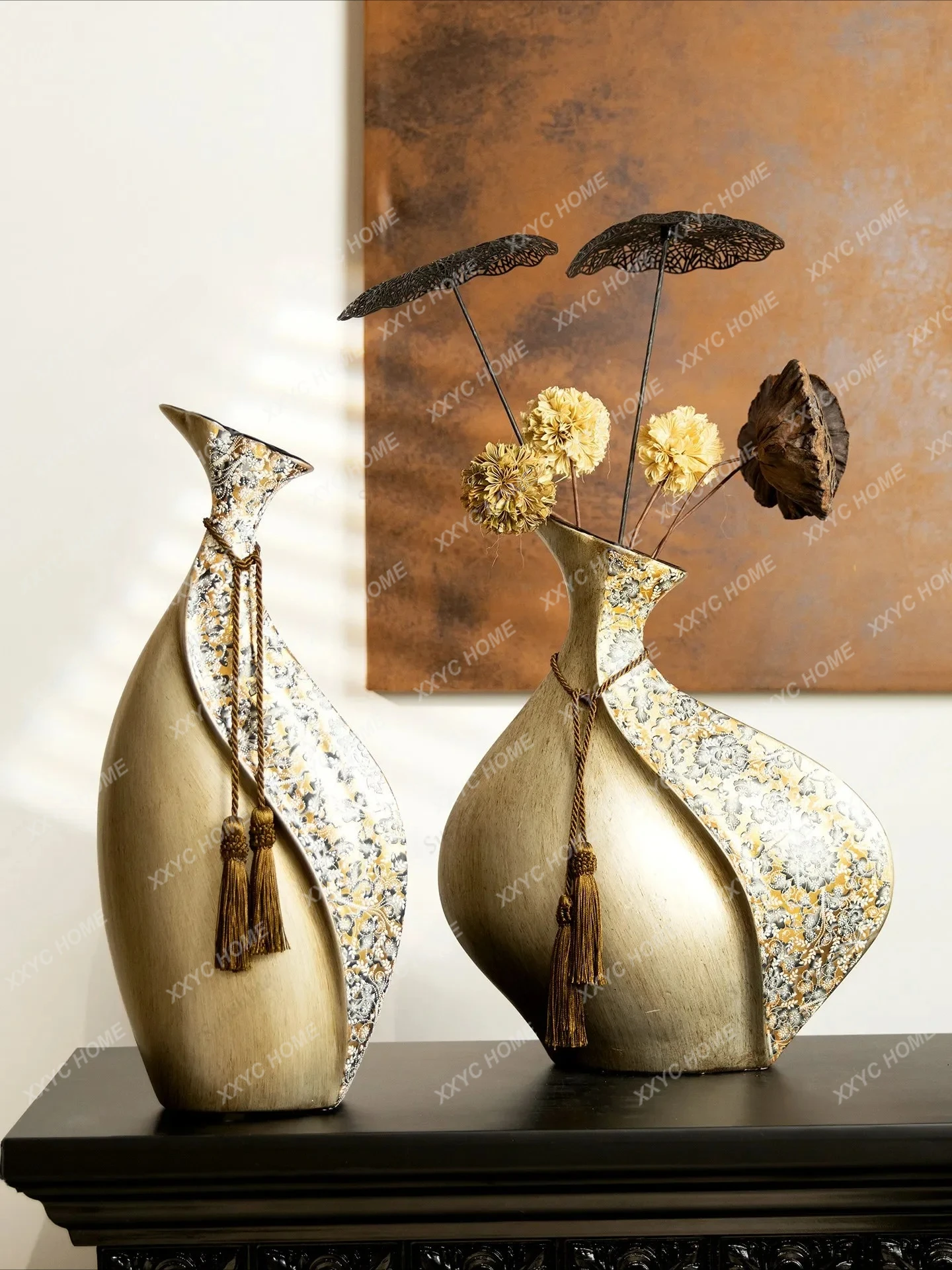 LHigh-end home furnishing small mouth lucky ceramic vase ornament home accessories
LHigh-end home furnishing small mouth lucky ceramic vase ornament home accessories
