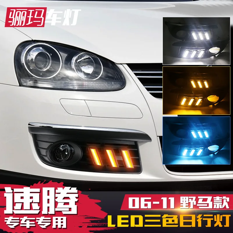 For 2006-2011 Volkswagen Sagitar Jetta LED Daytime Running Lights DRL Body Kit Accessories
For 2006-2011 Volkswagen Sagitar Jetta LED Daytime Running Lights DRL Body Kit Accessories