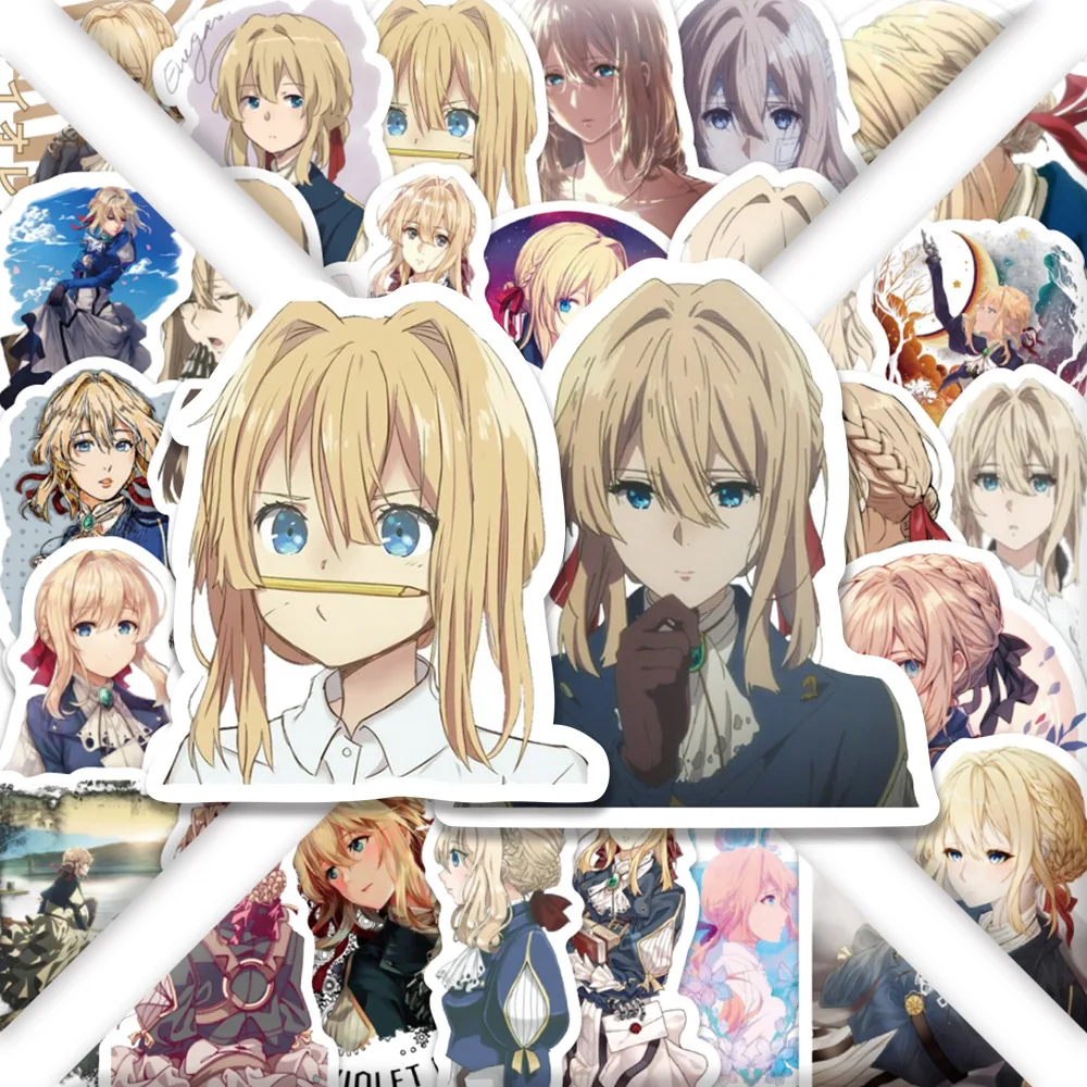 50PCS Japanese Anime Violet Evergarden Cartoon Graffiti Stickers Decoration Notebook Scrapbook Diary Decal Kids Toy
50PCS Japanese Anime Violet Evergarden Cartoon Graffiti Stickers Decoration Notebook Scrapbook Diary Decal Kids Toy