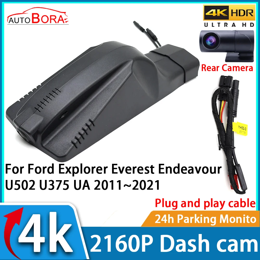 ZhuCamX Car Video Recorder Night Vision UHD 4K 2160P DVR Dash Cam for Ford Explorer Everest Endeavour U502 U375 UA 2011~2021
ZhuCamX Car Video Recorder Night Vision UHD 4K 2160P DVR Dash Cam for Ford Explorer Everest Endeavour U502 U375 UA 2011~2021
