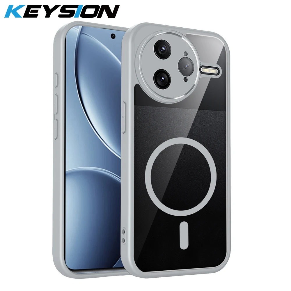 KEYSION Transparent Magnetic Phone Case for Xiaomi POCO F7 Ultra Soft Silicone+PC HD Clear Shockproof Back Cover for POCO F7 Pro
KEYSION Transparent Magnetic Phone Case for Xiaomi POCO F7 Ultra Soft Silicone+PC HD Clear Shockproof Back Cover for POCO F7 Pro