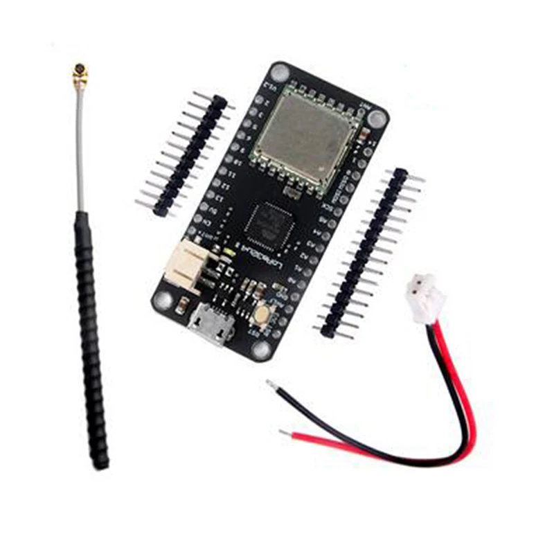 LoRa32u4 RA02 RA-02 433MHz Lora Module Development Board IOT with Antenna, Long Range 1KM LiPo SX1278 DIY0031
LoRa32u4 RA02 RA-02 433MHz Lora Module Development Board IOT with Antenna, Long Range 1KM LiPo SX1278 DIY0031