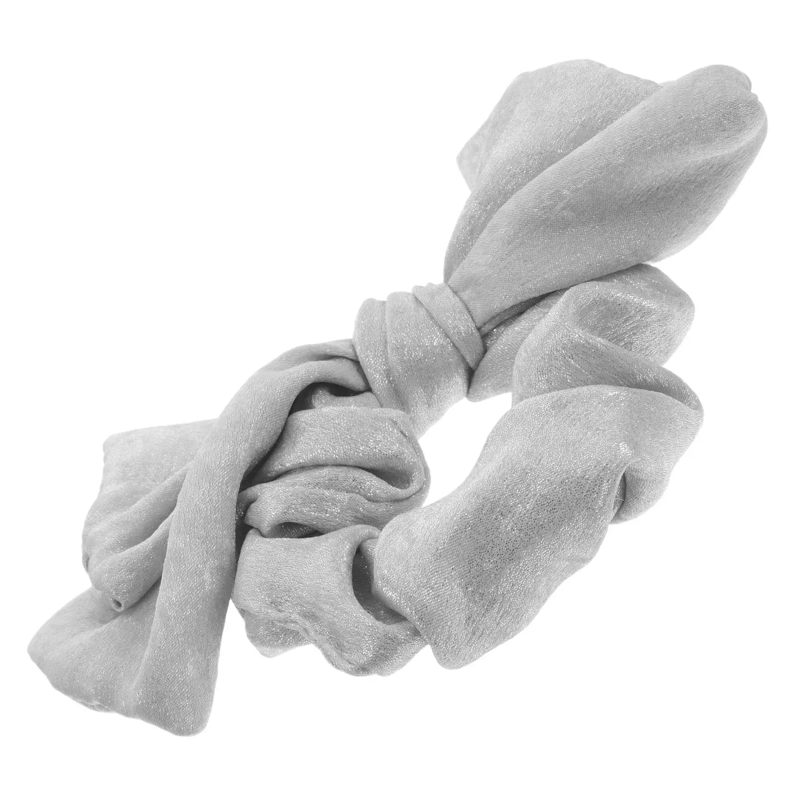 Ring Rope Hair Tie Hairband With Bow Headbands Silver Fabric Large Bow Accessories Girls Hair Tie Elastic Band
Ring Rope Hair Tie Hairband With Bow Headbands Silver Fabric Large Bow Accessories Girls Hair Tie Elastic Band