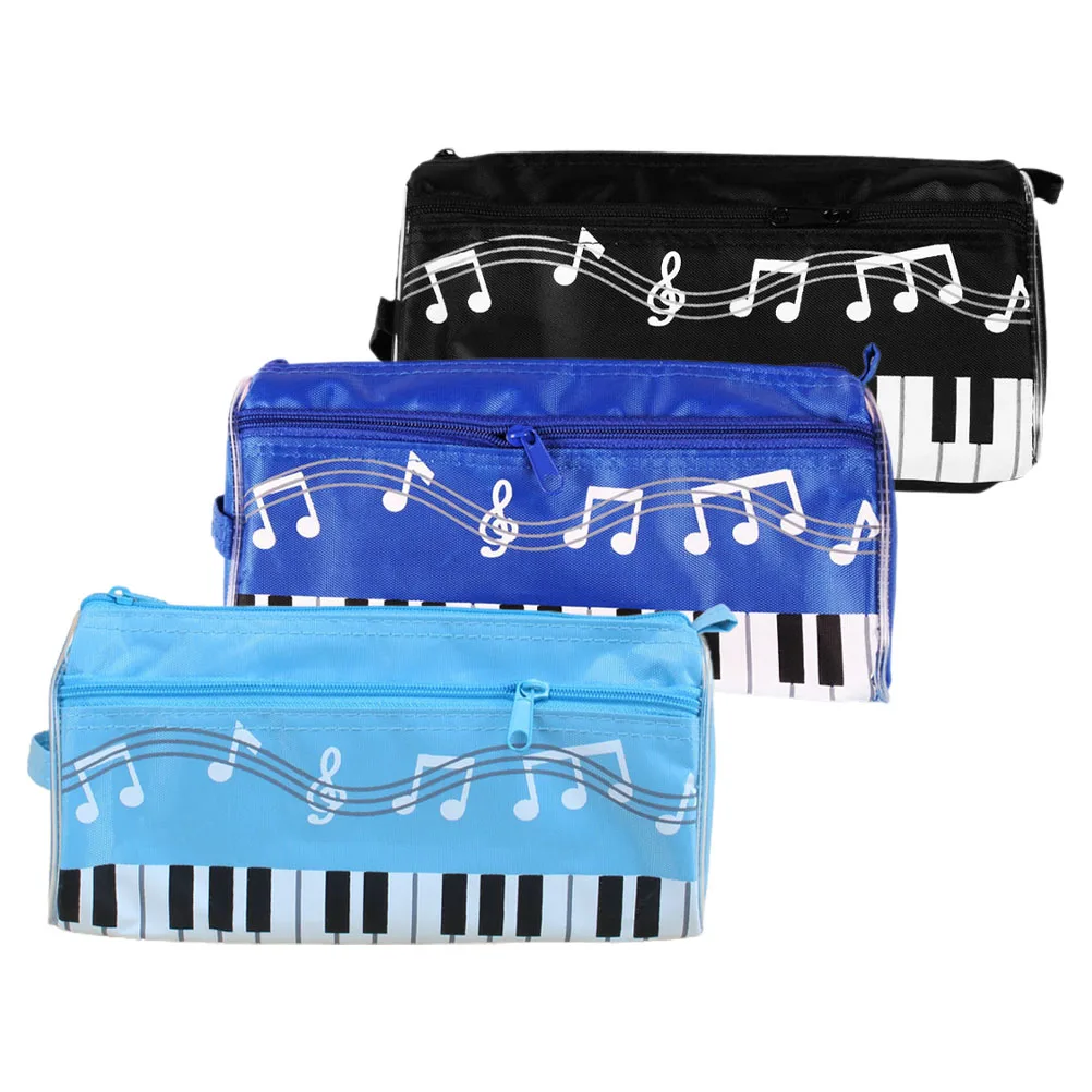 3pcs Music Note Pencil Bag Large Capacity Storage Pouch Multi Function Convenient Holder Simple Design Portable Pen Case Zipper
3pcs Music Note Pencil Bag Large Capacity Storage Pouch Multi Function Convenient Holder Simple Design Portable Pen Case Zipper