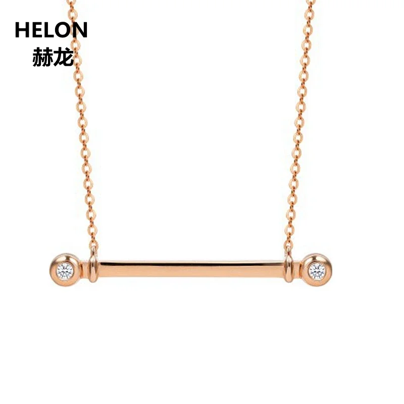Solid 18k Rose Gold SI/H Natural Diamonds Pendant Necklace Anniversary Women Pendant Lover Fine Jewelry Gift
Solid 18k Rose Gold SI/H Natural Diamonds Pendant Necklace Anniversary Women Pendant Lover Fine Jewelry Gift