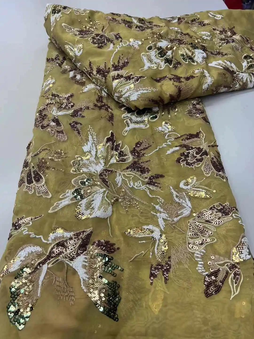 Luxury Sequence Lace Fabrics Nigerian Embroidered Mesh Lace Fabrics African Tulle Lace For Wedding Lace Fabric
Luxury Sequence Lace Fabrics Nigerian Embroidered Mesh Lace Fabrics African Tulle Lace For Wedding Lace Fabric