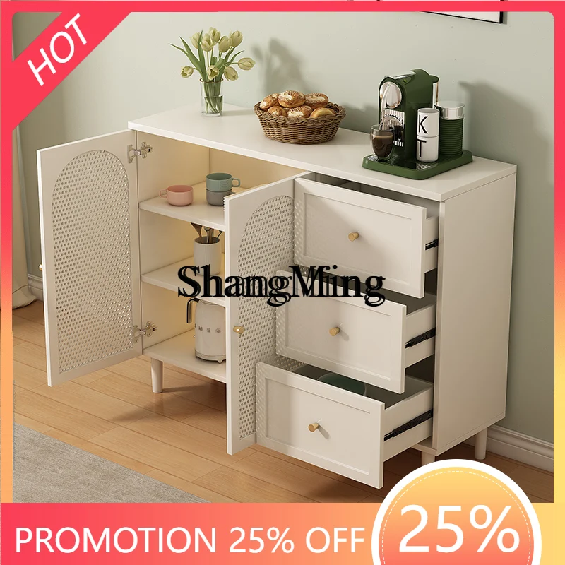 FG cream storage modern simple kitchen storage cupboardrattan dining side cabinet light luxury living room porch cabinet white
FG cream storage modern simple kitchen storage cupboardrattan dining side cabinet light luxury living room porch cabinet white