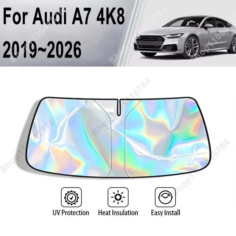 For Audi A7 4K8 2019-2026 Sunshade Cover Car Windshield SunShades Sun UV Protector Cover Car Front Windscreen Cover
For Audi A7 4K8 2019-2026 Sunshade Cover Car Windshield SunShades Sun UV Protector Cover Car Front Windscreen Cover