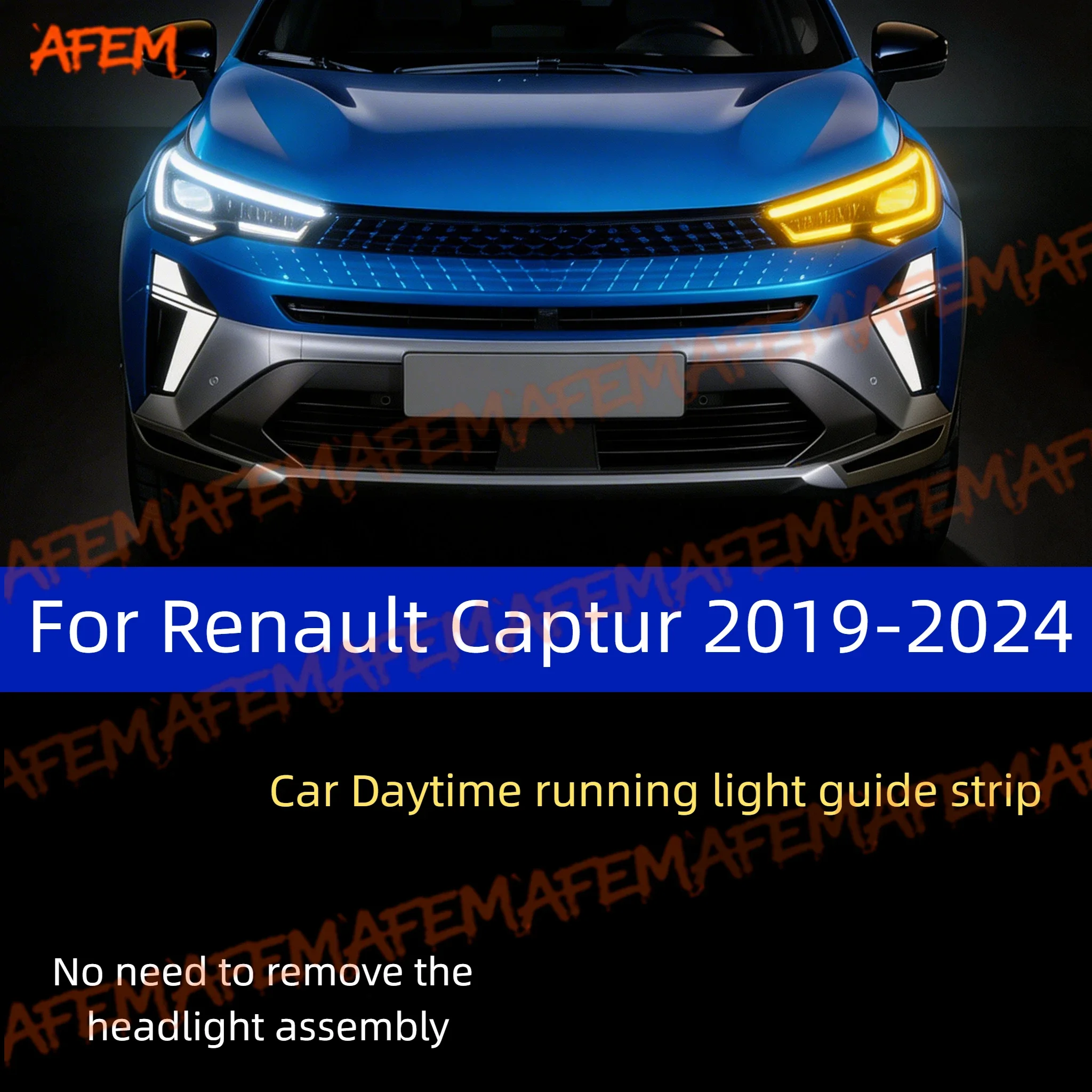 2Pcs 12V Led Guide Strip Headlight For Car Daytime Running Lights Turn Signal DRL Car Modification For Renault Captur 2019-2024
2Pcs 12V Led Guide Strip Headlight For Car Daytime Running Lights Turn Signal DRL Car Modification For Renault Captur 2019-2024