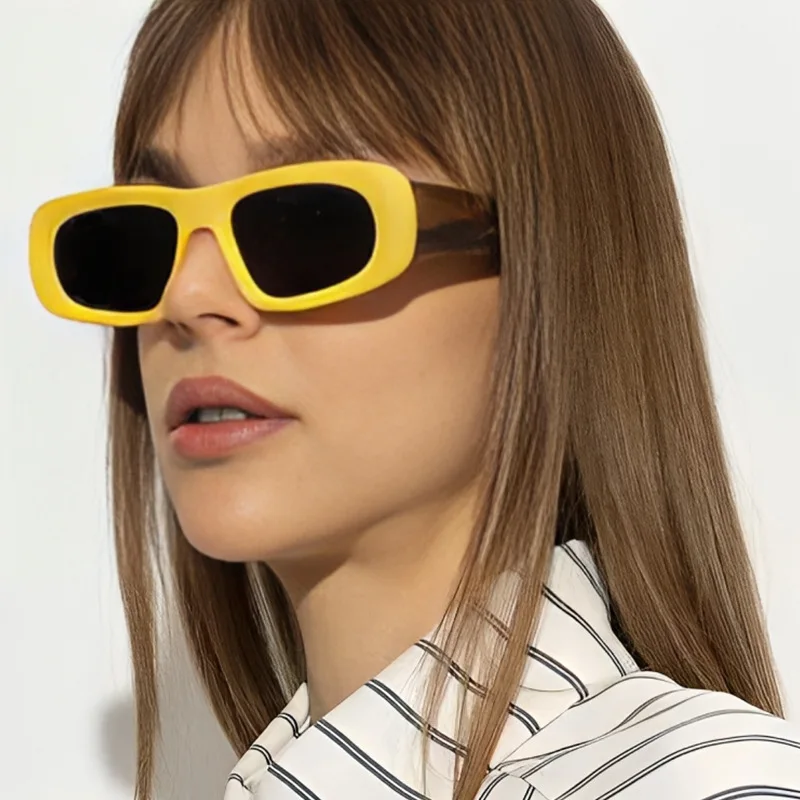 New Square Eyewear Fashion Vintage Sunglasses Women Brand Designer Retro Rectangle Sun Glasses Female Ins Popular Colorful UV400
New Square Eyewear Fashion Vintage Sunglasses Women Brand Designer Retro Rectangle Sun Glasses Female Ins Popular Colorful UV400
