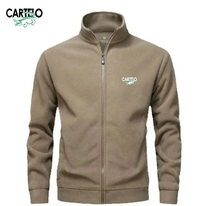 CARTELO Men's High Quality Orly Velvet Autumn and Winter Plus Velvet Thickened Exercise and Leisure Stand up Collar Jacket
CARTELO Men's High Quality Orly Velvet Autumn and Winter Plus Velvet Thickened Exercise and Leisure Stand up Collar Jacket