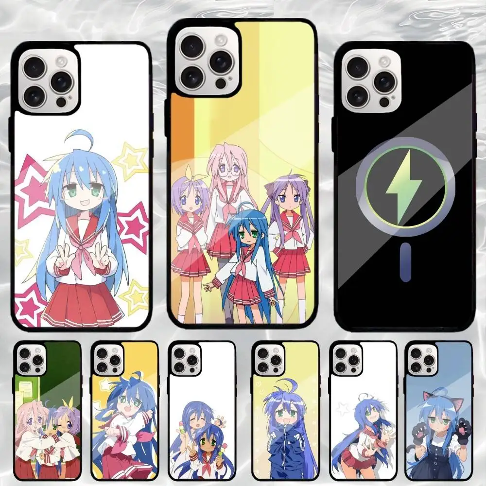 K-Konata Izumi L-Lucky S-Star Phone Case For iPhone17,16,15,14,13,12,11 Plus,Pro Max Magnetic For Magsafe Wireless Charging
K-Konata Izumi L-Lucky S-Star Phone Case For iPhone17,16,15,14,13,12,11 Plus,Pro Max Magnetic For Magsafe Wireless Charging