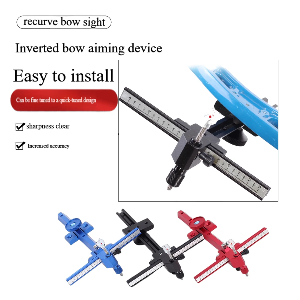 Recurve Bow Sight Aluminum Alloy Vertical and Horizontal Adjustable Sight for Hunting Shooting Archery Accessories
Recurve Bow Sight Aluminum Alloy Vertical and Horizontal Adjustable Sight for Hunting Shooting Archery Accessories