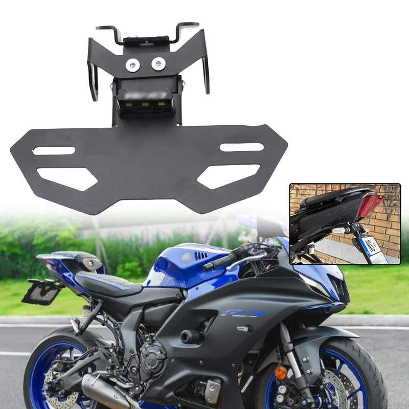 Fit For YAMAHA YZFR7 MT07 FZ07 2023 2024 Motorcycle Registration License Plate Holder Mount Bracket with LED License Plate Light
Fit For YAMAHA YZFR7 MT07 FZ07 2023 2024 Motorcycle Registration License Plate Holder Mount Bracket with LED License Plate Light