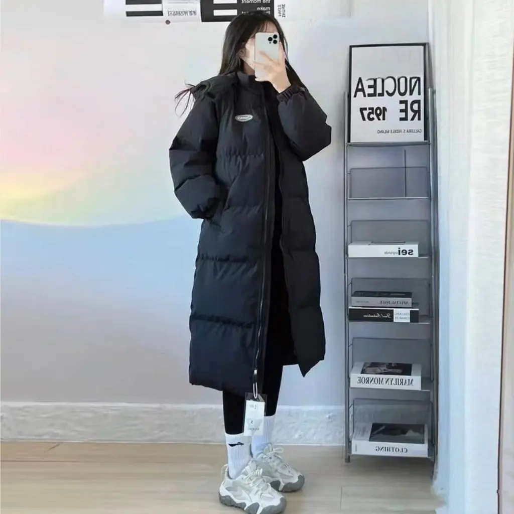 Women's Mid-Length down Cotton Jacket Winter Oversized Cotton-Padded Thickened Solid Color Coat for Petite
Women's Mid-Length down Cotton Jacket Winter Oversized Cotton-Padded Thickened Solid Color Coat for Petite