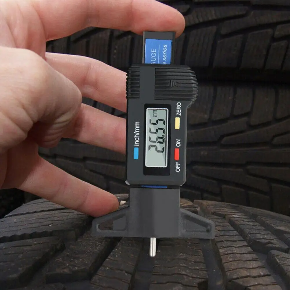 Car Tire Digital Tire Tread Depth Tester Gauge Meter Motorcycle Wear Car Ruler Tire Measurer Trucks Detection E8M6
Car Tire Digital Tire Tread Depth Tester Gauge Meter Motorcycle Wear Car Ruler Tire Measurer Trucks Detection E8M6