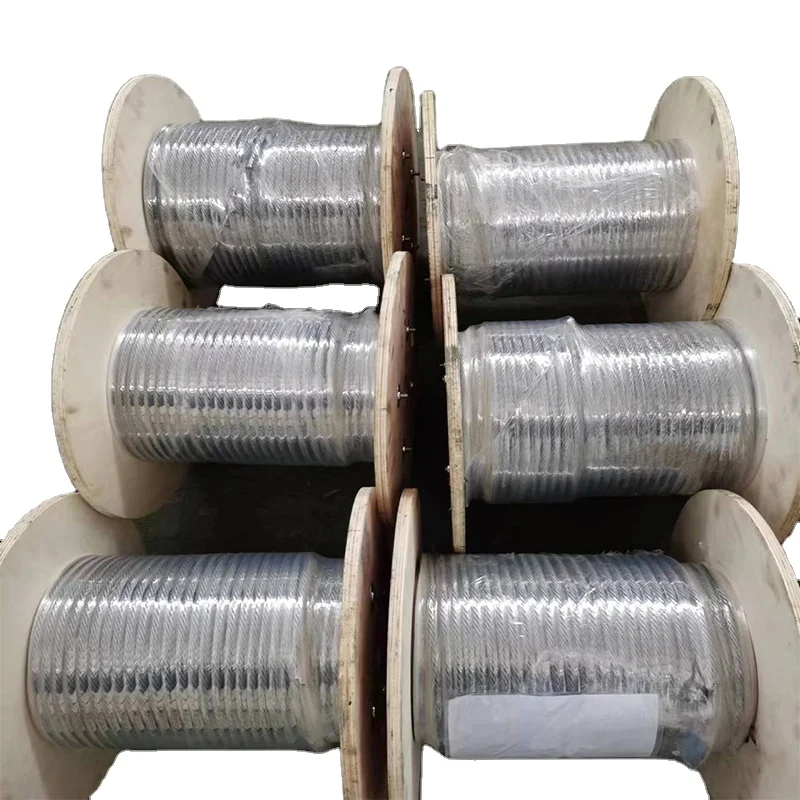 High Galvanized Steel Strengthhoist crane Wire Rope D7mm
High Galvanized Steel Strengthhoist crane Wire Rope D7mm