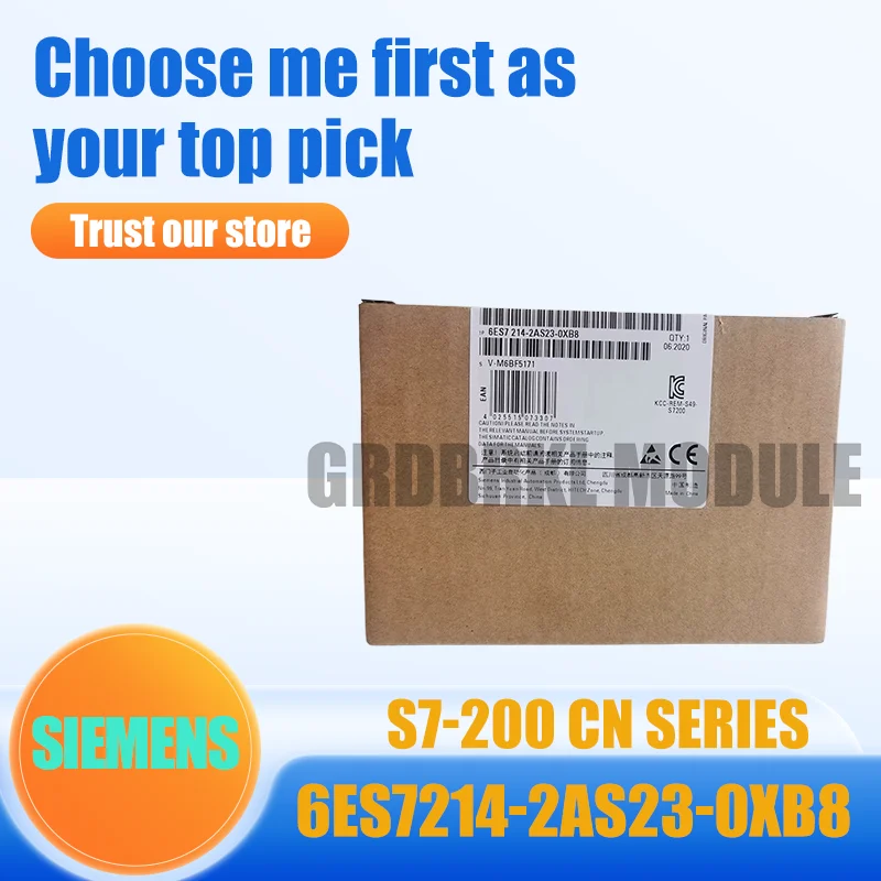 New Original SIEMENS 6ES7214-2AS23-0XB8 6ES7 214-2AS23-0XB8 S7-200 CN CPU 224XPsi PLC Controller
New Original SIEMENS 6ES7214-2AS23-0XB8 6ES7 214-2AS23-0XB8 S7-200 CN CPU 224XPsi PLC Controller