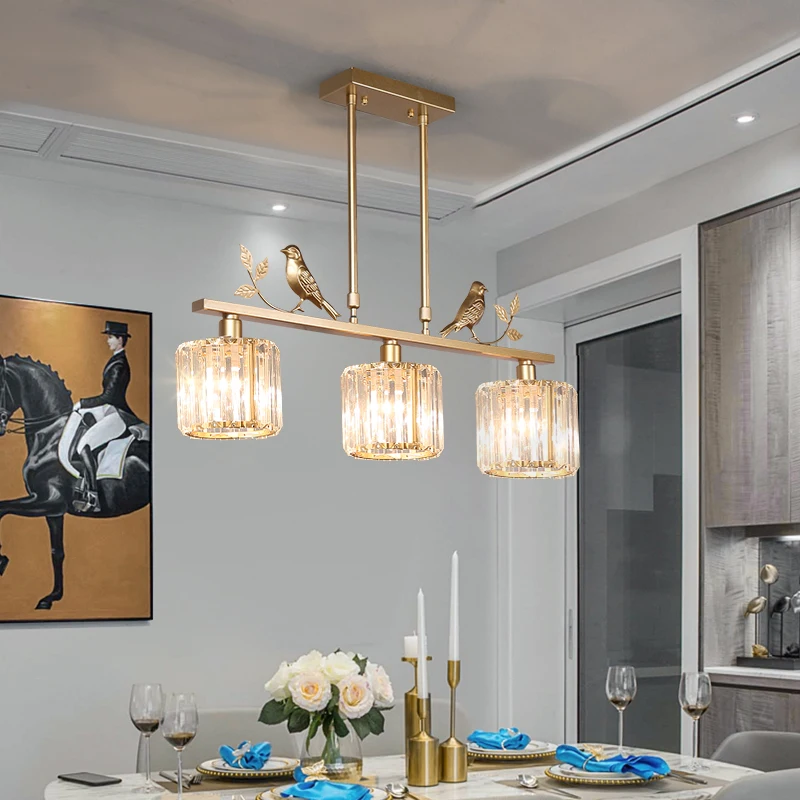 Nordic pendant lamps semi-embedded antique lamp Metal antique gold lighting home decoration Birds crystal hanging lamp
Nordic pendant lamps semi-embedded antique lamp Metal antique gold lighting home decoration Birds crystal hanging lamp