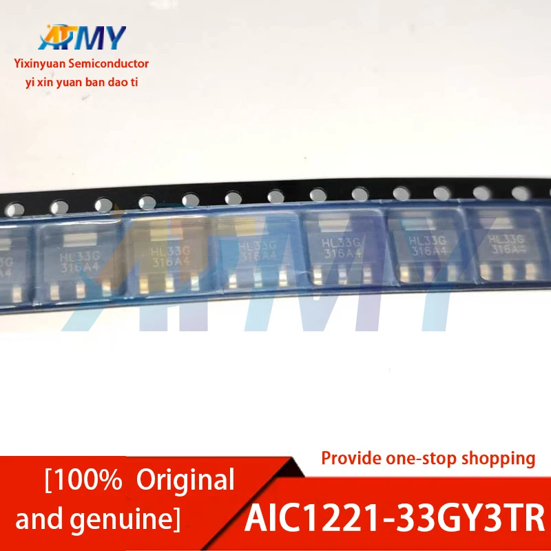 10piece AIC1221-33GY3TR Linear Regulator LDO 3.3V 2A Chip SOT-223
10piece AIC1221-33GY3TR Linear Regulator LDO 3.3V 2A Chip SOT-223