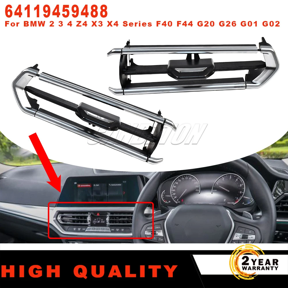 New Central AC Vent Grill Outlet Clip Kit L+R 64119459488 For BMW 2 3 4 Z4 X3 X4 Series F40 F44 G20 G26 G01 G02 Car Accessories
New Central AC Vent Grill Outlet Clip Kit L+R 64119459488 For BMW 2 3 4 Z4 X3 X4 Series F40 F44 G20 G26 G01 G02 Car Accessories