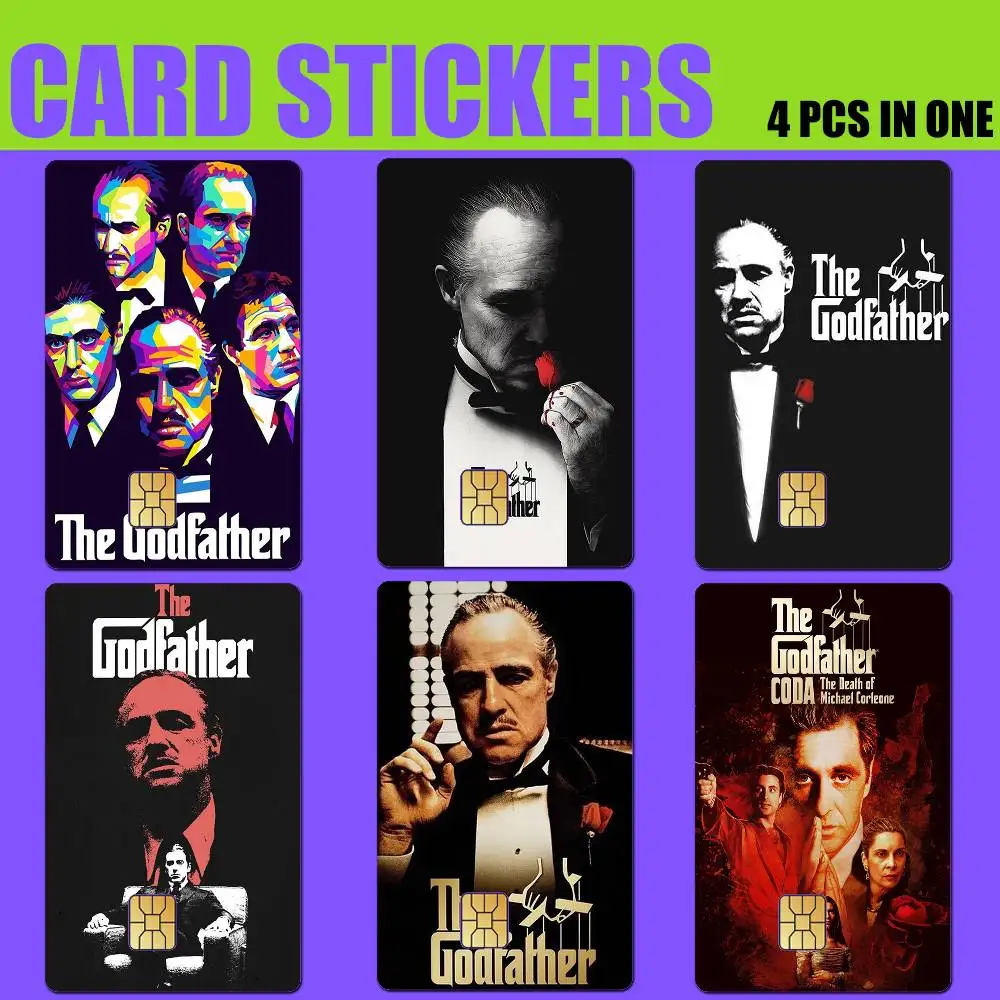 Classic Movie G-God-Fathe Card Stickers for Bank Access Protective Waterproof Film Cover Sticker Gift
Classic Movie G-God-Fathe Card Stickers for Bank Access Protective Waterproof Film Cover Sticker Gift