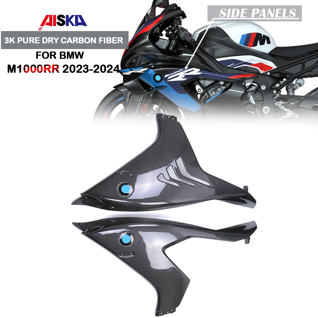 Motorcycle Accessories 3K Pure Dry Carbon Fiber Side Panel Fairing Air Deflector Wing Flank Spoilers For BMW M1000RR 2023 2024
Motorcycle Accessories 3K Pure Dry Carbon Fiber Side Panel Fairing Air Deflector Wing Flank Spoilers For BMW M1000RR 2023 2024
