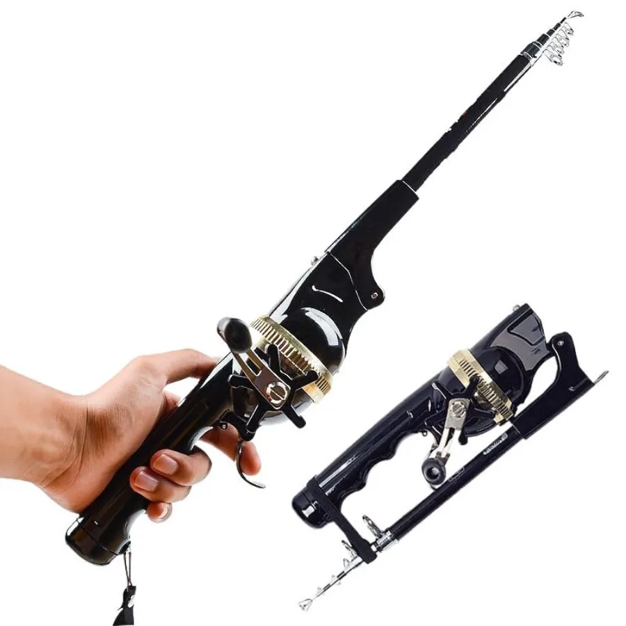 Mini Fishing Rod and Pocket Fishing Rod and Reel Combo - Collapsible Telescopic Ultra-Compact Foldable Design, 6x5.5x1.62 Inch
Mini Fishing Rod and Pocket Fishing Rod and Reel Combo - Collapsible Telescopic Ultra-Compact Foldable Design, 6x5.5x1.62 Inch