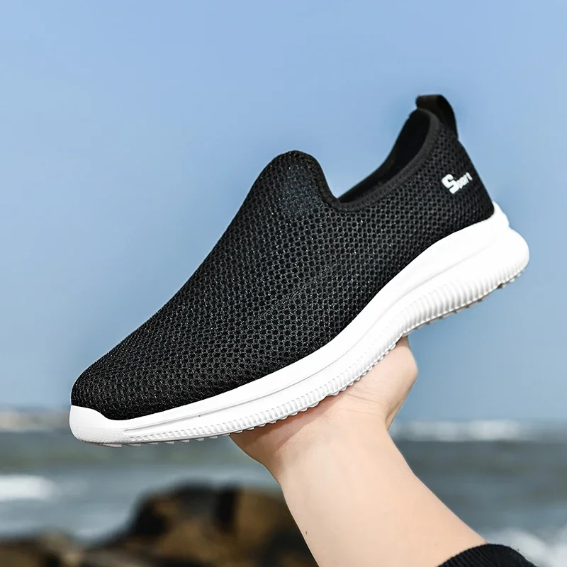Lightweight Mesh Mens Running Shoes Summer Casual Shoes Breathable Soft Men Shoes Slip on Walking Sneakers Couple Sport Shoes
Lightweight Mesh Mens Running Shoes Summer Casual Shoes Breathable Soft Men Shoes Slip on Walking Sneakers Couple Sport Shoes