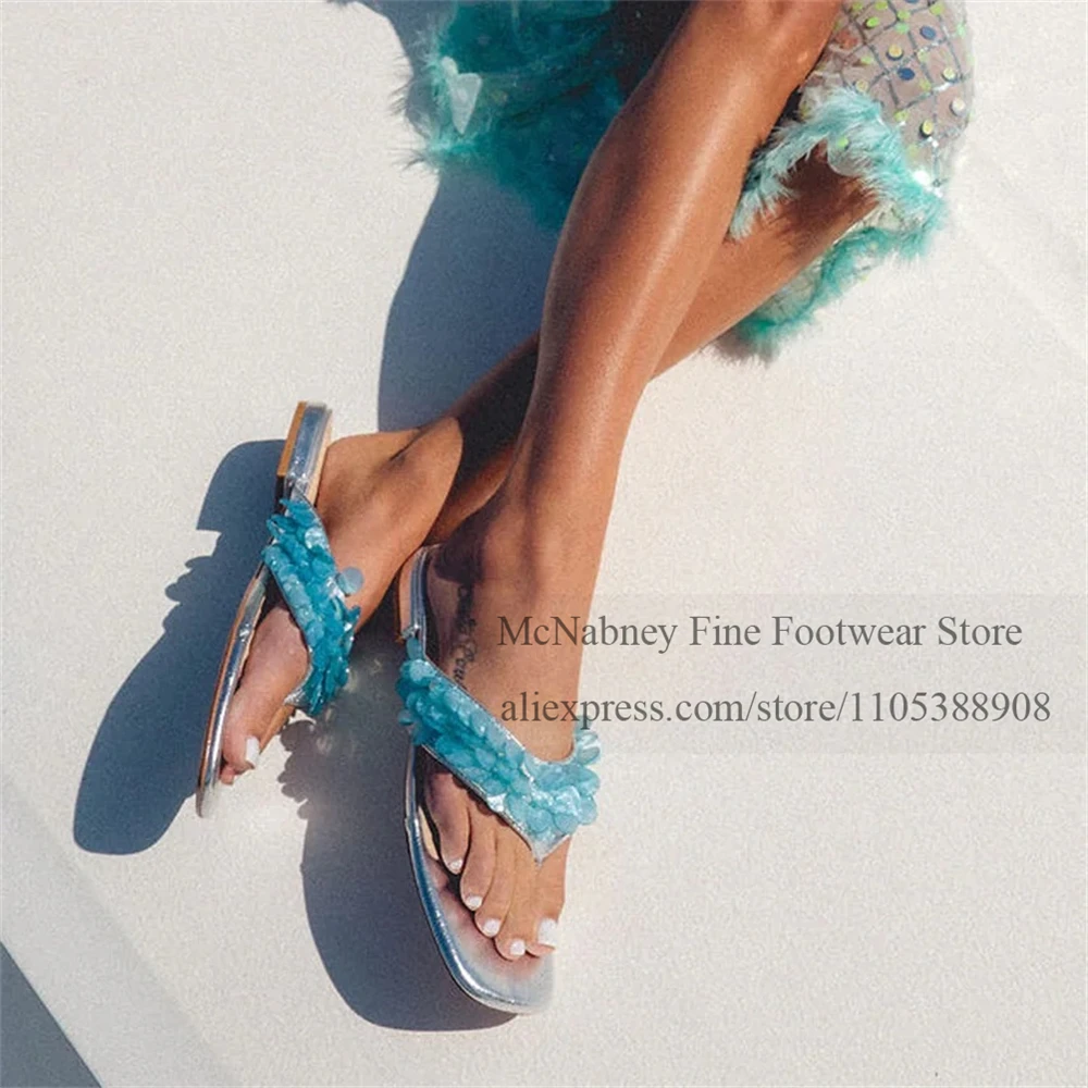 White Sequins Flat Thong Slide Sandals Open Round Toe Slip on Flip Flops Summer Beach Party Wedding Daily Casual Shoes for Women
White Sequins Flat Thong Slide Sandals Open Round Toe Slip on Flip Flops Summer Beach Party Wedding Daily Casual Shoes for Women