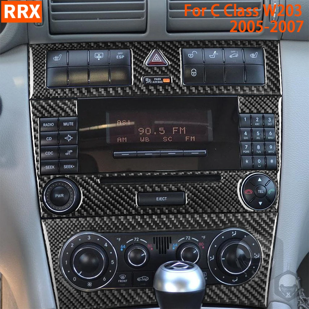 For Mercedes-Benz C Class W203 2005-2007 Carbon Fiber Radio Navigation Control Panel Car Interior Accessories Decorative Sticker
For Mercedes-Benz C Class W203 2005-2007 Carbon Fiber Radio Navigation Control Panel Car Interior Accessories Decorative Sticker