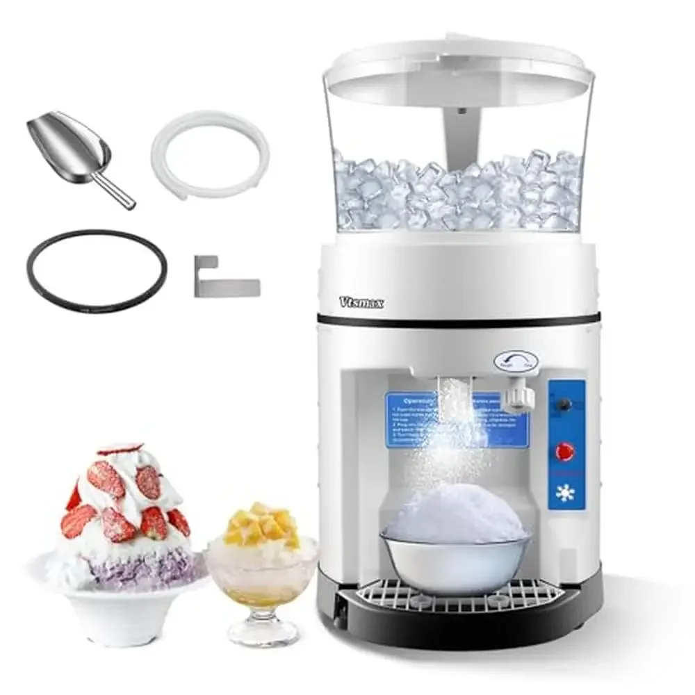 Commercial Ice Shaver Crusher Safety Switch Emergency Button 1058lbs Hr Rotate Speed Strong Power Tabletop ABS Stainless Steel
Commercial Ice Shaver Crusher Safety Switch Emergency Button 1058lbs Hr Rotate Speed Strong Power Tabletop ABS Stainless Steel