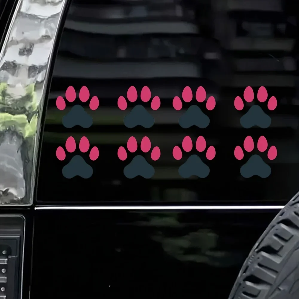 8PCS/SET Cute Pet Paw Print Stickers for Car, Laptop, Water Bottle, Adorable Decals for Animal Lovers
8PCS/SET Cute Pet Paw Print Stickers for Car, Laptop, Water Bottle, Adorable Decals for Animal Lovers