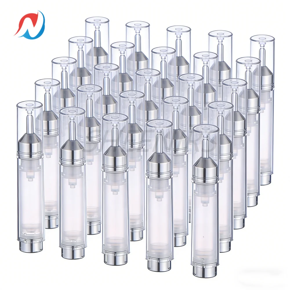 10/20/30Pcs 5ml Empty Airless Syringe Bottle Plastic Pump Dispenser for Eye Cream Serum Lotion DIY Skincare Cosmetic Containers
10/20/30Pcs 5ml Empty Airless Syringe Bottle Plastic Pump Dispenser for Eye Cream Serum Lotion DIY Skincare Cosmetic Containers