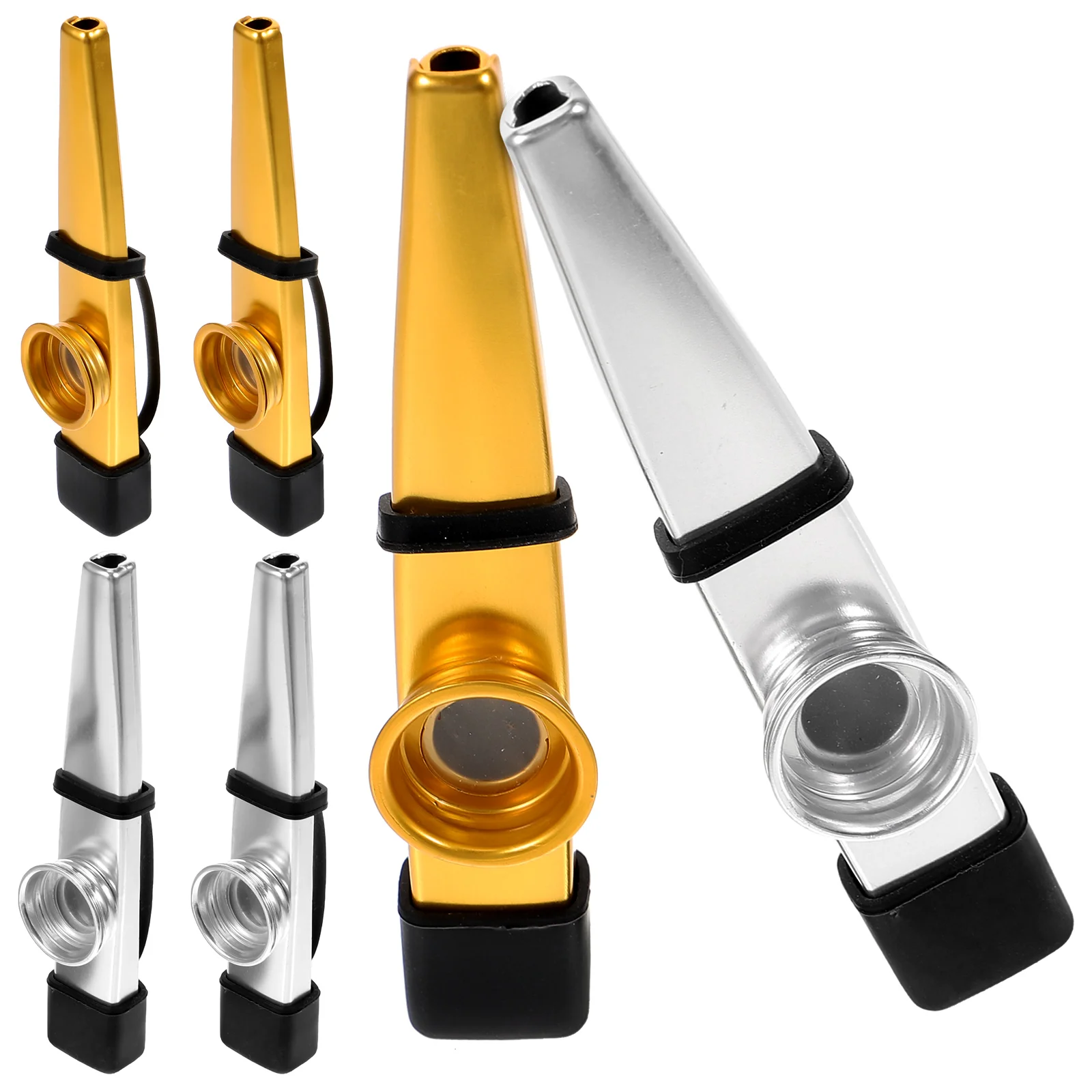 6 Pcs Metal Kazoo Instrument Kids Adults Small Bulk Set Silver Gold Dustproof Mouthpiece Easy Practice Performance Music Gifts
6 Pcs Metal Kazoo Instrument Kids Adults Small Bulk Set Silver Gold Dustproof Mouthpiece Easy Practice Performance Music Gifts