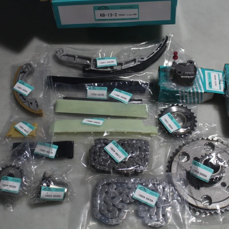 YD25 Timing Chain Kits for nissan NP300 NAVARA D40 PATHFINDER 2010-2014 New diesel YD25DDTI Engine 13028-eb70a Kb-13-2
YD25 Timing Chain Kits for nissan NP300 NAVARA D40 PATHFINDER 2010-2014 New diesel YD25DDTI Engine 13028-eb70a Kb-13-2