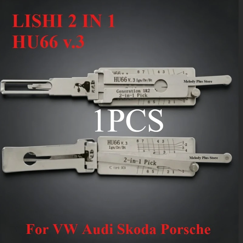 LISHI 2 in 1 HU66 V.3 Car Lock Pick and Decoder Tool Auto Door Opening Hand Tools Kit for Locksmith Repair Accessories Hardware
LISHI 2 in 1 HU66 V.3 Car Lock Pick and Decoder Tool Auto Door Opening Hand Tools Kit for Locksmith Repair Accessories Hardware