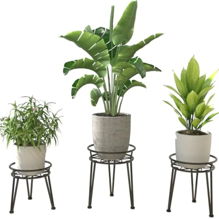 3Pack Metal Plant Stands Outdoor Indoor, Rustproof Iron Flower Pot Stands Outdoor, Heavy Duty Pot Stand for Plants Indoor, Roun
3Pack Metal Plant Stands Outdoor Indoor, Rustproof Iron Flower Pot Stands Outdoor, Heavy Duty Pot Stand for Plants Indoor, Roun