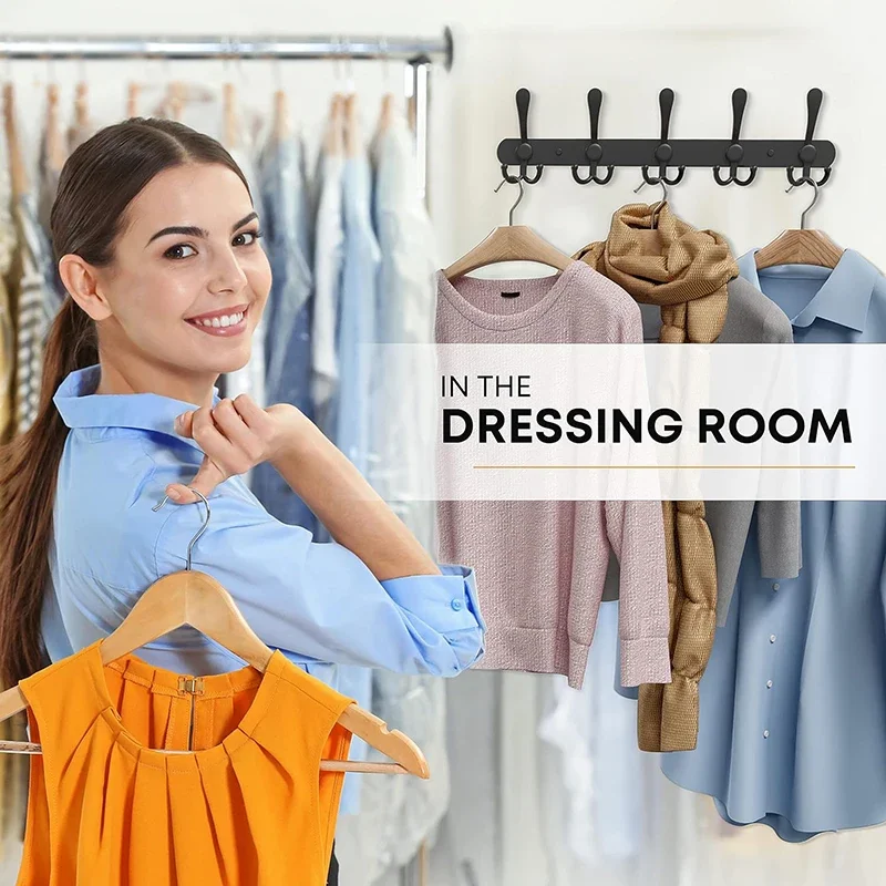 Metal Wall Mounted Coat Rack Entrance Hall Clothes Storage Hanging Hook Dressing Room Clothing Cap Bag Organizer Hanger
Metal Wall Mounted Coat Rack Entrance Hall Clothes Storage Hanging Hook Dressing Room Clothing Cap Bag Organizer Hanger