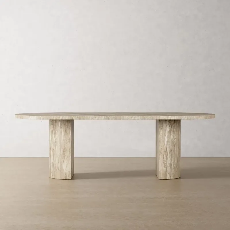 Elegant Beautiful Table High-End Furniture in Living Room Solid Marble Dining Table
Elegant Beautiful Table High-End Furniture in Living Room Solid Marble Dining Table