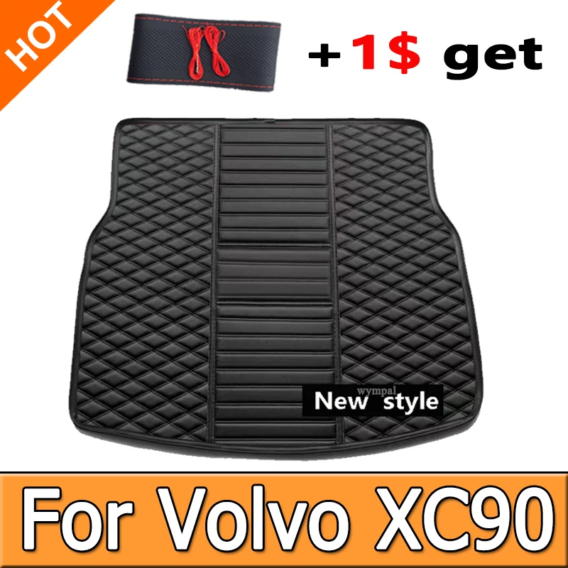 Кожаные Коврики для багажника на заказ для Volvo XC90 2015-2021, напольный коврик для заднего багажника, поднос, ковер, грязь
Кожаные Коврики для багажника на заказ для Volvo XC90 2015-2021, напольный коврик для заднего багажника, поднос, ковер, грязь