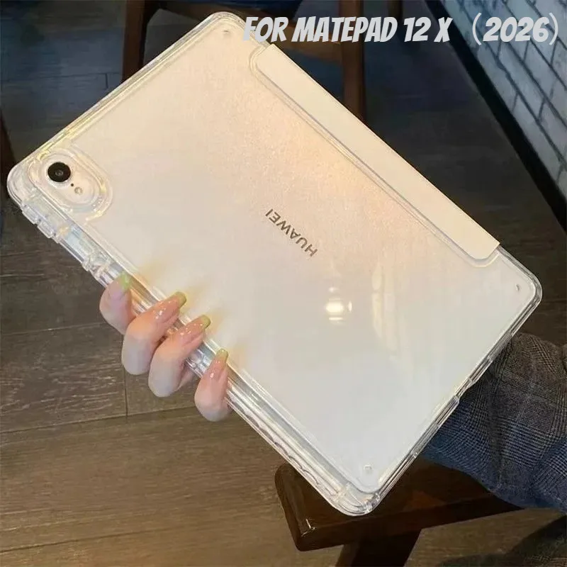 Acrylic Transparent Hard Case for Huawei Matepad 12X LRT-W09 BKY-W09 2026 2025 2024 12 inch with Pencil Holder
Acrylic Transparent Hard Case for Huawei Matepad 12X LRT-W09 BKY-W09 2026 2025 2024 12 inch with Pencil Holder