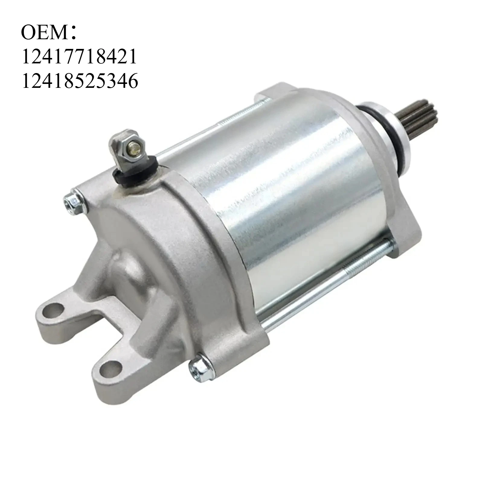 12418525346 Starter Motor Compatible With BMW S1000R K47 S1000XR K49 K69 S1000RR K46 K67 HP4 K42 Race K60 124 12417718421
12418525346 Starter Motor Compatible With BMW S1000R K47 S1000XR K49 K69 S1000RR K46 K67 HP4 K42 Race K60 124 12417718421