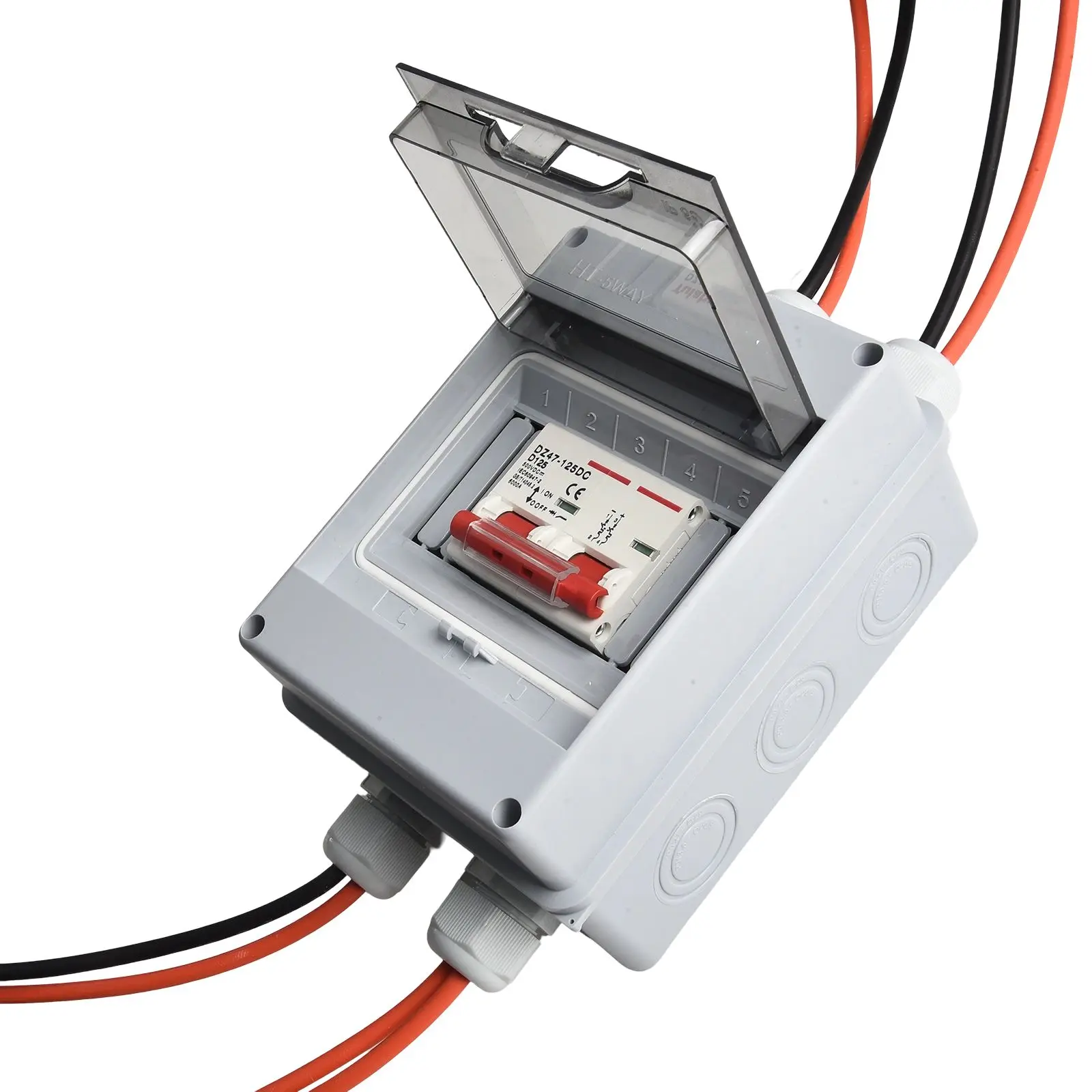 DC1000V 30A IP65 Breaker for Solar Panels Miniature Circuit Breaker Junction Box designed for Outdoor PV Panels
DC1000V 30A IP65 Breaker for Solar Panels Miniature Circuit Breaker Junction Box designed for Outdoor PV Panels